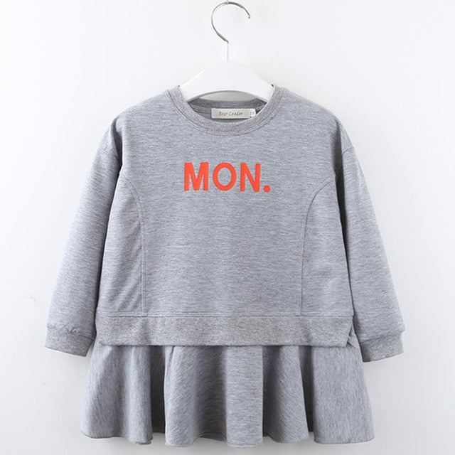 Bear Leader Autumn Winter Cartoon  Sweatshirt Girl